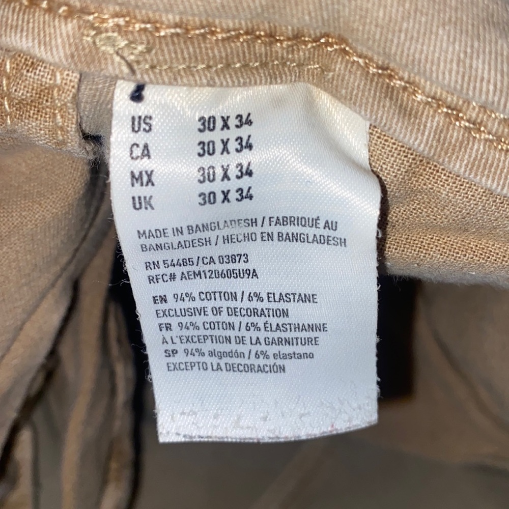 American Eagle men's pants 30x34